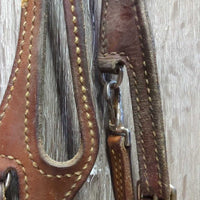 One Ear Headstall *fair, dirty, older, chewed, film
