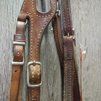 One Ear Headstall *fair, dirty, older, chewed, film
