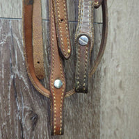 One Ear Headstall *fair, dirty, older, chewed, film

