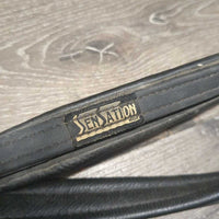 Soft Padded Biothane Breastplate, 3x Snaps *vgc, clean & mnr dusty/dirty, MISSING Bridge & 1 Strap
