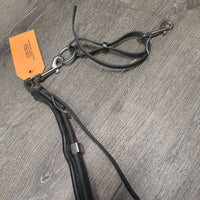 Soft Padded Biothane Breastplate, 3x Snaps *vgc, clean & mnr dusty/dirty, MISSING Bridge & 1 Strap
