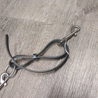 Soft Padded Biothane Breastplate, 3x Snaps *vgc, clean & mnr dusty/dirty, MISSING Bridge & 1 Strap
