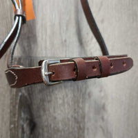 FS Rsd Padded Noseband *xc/like new, clean, mnr dusty, faded & creases, stiff, dry
