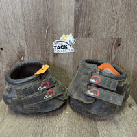 2 Hoof Boots, box, info *gc, dirty, rubs, film, scrapes
