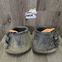 2 Hoof Boots, box, hoof pick *gc, filthy, muddy!
