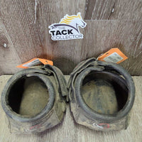 2 Hoof Boots, box, hoof pick *gc, filthy, muddy!
