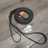 Pr Leather Draw Reins, buckles, loops *xc/like new, clean, v.mnr rubs, scratches & stains
