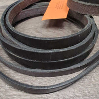 Pr Leather Draw Reins, buckles, loops *xc/like new, clean, v.mnr rubs, scratches & stains
