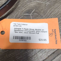 Flash Strap, Buckle on Noseband Attachment, extra keeper *like new, clean
