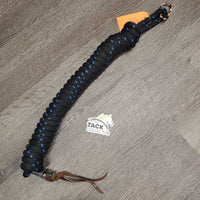 Horsemanship Lead Line, carabiner, snap loop end *vgc /xc, clean, faded/stained end
