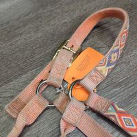 Thin Nylon Halter *gc, dirt, faded, edge rubs, stains & snags
