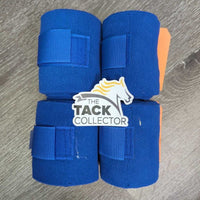 4 Fleece Polo Wraps, Bag *2x new, 2x xc/vgc, clean, mnr stains, hairy & dusty?edge rubs
