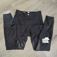 Euro Seat Breeches *gc/fair, v.pulled & thin seat seam, seam puckers
