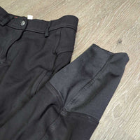 Euro Seat Breeches *gc/fair, v.pulled & thin seat seam, seam puckers
