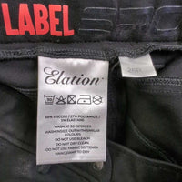 Euro Seat Breeches *gc/fair, v.pulled & thin seat seam, seam puckers
