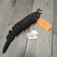 Nylon Lead Rope, loop end, Bull Snap *gc/fair, rubs, frays, dirty, hair, snags
