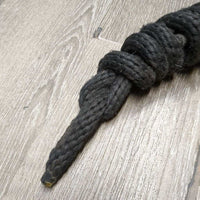Nylon Lead Rope, loop end, Bull Snap *gc/fair, rubs, frays, dirty, hair, snags
