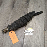 Nylon Lead Rope, loop end, Bull Snap *gc/fair, rubs, frays, dirty, hair, snags
