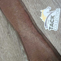 Padded Memory Foam Girth, 2x els, D Ring *gc, clean, hairy, rubs, pilly, hole
