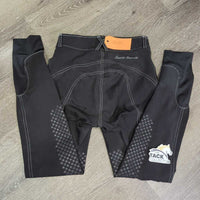 Hvy EuroSeat Breeches *gc, mnr unstitched seam, rubs, pills, faded, snapped seat elastics, mnr stains, dry stickies & stretched seat seam
