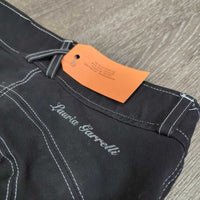 Hvy EuroSeat Breeches *gc, mnr unstitched seam, rubs, pills, faded, snapped seat elastics, mnr stains, dry stickies & stretched seat seam
