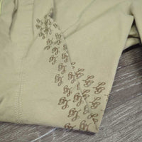 Hvy EuroSeat Breeches *gc, seam puckers, faded edges, older, mnr stretched seat seams
