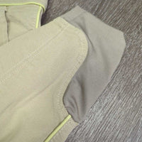 Hvy EuroSeat Breeches *gc, seam puckers, faded edges, older, mnr stretched seat seams
