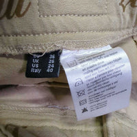 Hvy EuroSeat Breeches *gc, seam puckers, faded edges, older, mnr stretched seat seams
