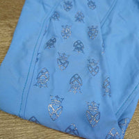 Full Seat Sticky Riding Tight Breeches, Pull On, Bling *vgc/gc, seam puckers, discolored & stained seat seams, bling, mnr dirt, puckers
