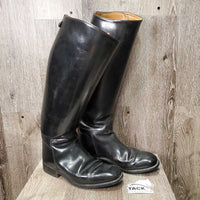 MENS Dress Boots, Pull On, Boot Pulls *vgc, older, creases, mnr slices, rubs & scrapes
