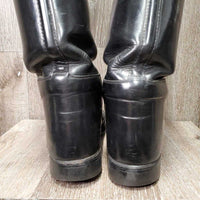 MENS Dress Boots, Pull On, Boot Pulls *vgc, older, creases, mnr slices, rubs & scrapes
