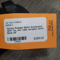 Padded Short Anatomical Girth *xc, mnr rubs, scrapes, dents
