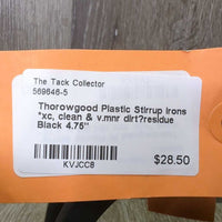 Plastic Stirrup Irons *xc, clean & v.mnr dirt?residue
