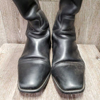 Pr Dress Boots, zips *vgc, clean, rubs, scuffs & scratches, older?
