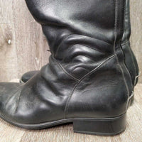 Pr Dress Boots, zips *vgc, clean, rubs, scuffs & scratches, older?
