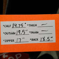 Pr Dress Boots, zips *vgc, clean, rubs, scuffs & scratches, older?
