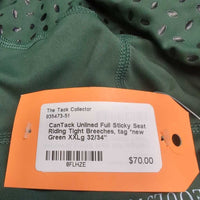 Unlined Full Sticky Seat Riding Tight Breeches, tag *new

