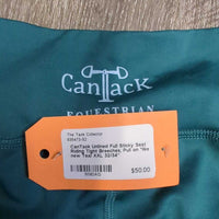 Unlined Full Sticky Seat Riding Tight Breeches, Pull on *like new
