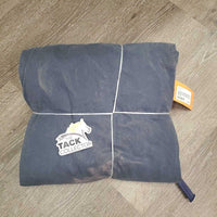 Cotton Stable Sheet, 2 legs *fair, clean, staines, repairs, SHRUNK, mnr rubs, pilly, tears

