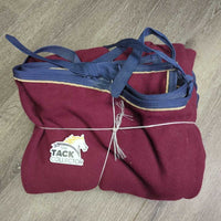 Square Wool Cooler *vgc, torn tail, clean, mnr stains, dirt, faded, v. mnr hair, shavings
