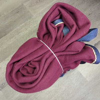 Square Wool Cooler *vgc, torn tail, clean, mnr stains, dirt, faded, v. mnr hair, shavings
