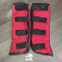 Front & Hind Shipping Boots *vgc, mnr dirt/gunk, stains & rubs
