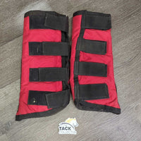 Front & Hind Shipping Boots *vgc, mnr dirt/gunk, stains & rubs
