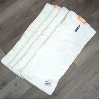 4 Thick Cotton No Bow Leg Quilts *vgc, clean, older, stains, mnr hair
