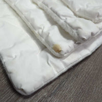 4 Thick Cotton No Bow Leg Quilts *vgc, clean, older, stains, mnr hair
