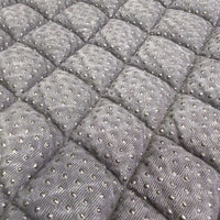 Quilt Jumper Saddle Pad *gc, clean, v. faded, rubs, mnr unstitched, curled edges, puckers, dirt
