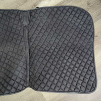 Quilt Jumper Saddle Pad *gc, clean, v. faded, rubs, mnr unstitched, curled edges, puckers, dirt
