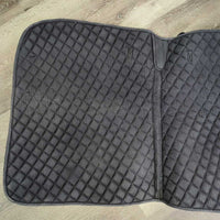 Quilt Jumper Saddle Pad *gc, clean, v. faded, rubs, mnr unstitched, curled edges, puckers, dirt
