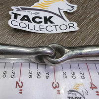 Thin Full Cheek Snaffle Bit *gc, dirty, scuffs, residue, scratches
