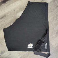 Thick Hvy Lycra Shoulder Guard, velcro *gc, clean, mnr rubs, pills & unstitched seam
